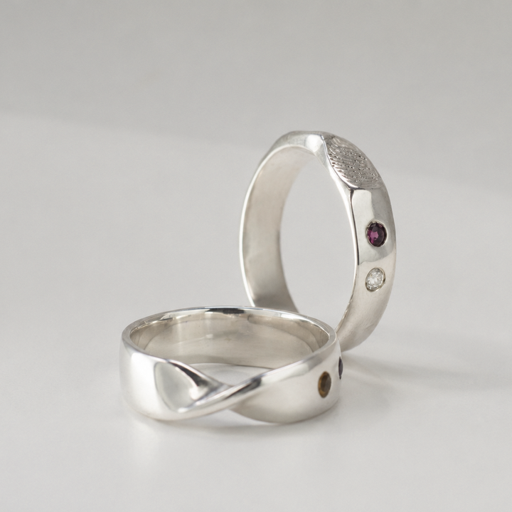 The Infinity Double Twist Ring — Custom Impression